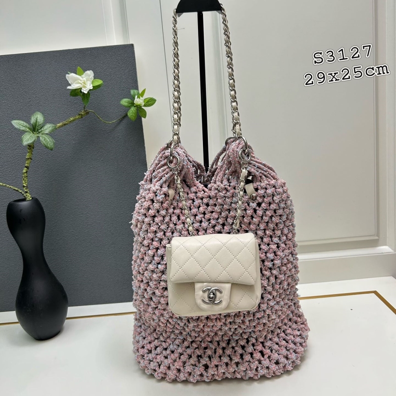 Ch*el bucket bags